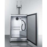 Summit Commercial 24" Built-In Automatic Defrost Outdoor Coffee Kegerator SBC695OSNCFTWIN Coffee Dispensers SBC695OSNCFTWIN Wine Coolers Empire