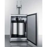 Summit Commercial 24" Built-In Automatic Defrost Outdoor Coffee Kegerator SBC695OSNCFTWIN Coffee Dispensers SBC695OSNCFTWIN Wine Coolers Empire