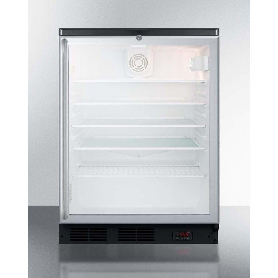 Summit Commercial 24" Craft Beer Pub Fridge SCR600BGLDTPUBSH Beverage Centers SCR600BGLDTPUBSH Wine Coolers Empire