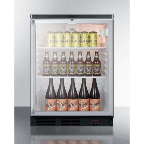 Summit Commercial 24" Craft Beer Pub Fridge SCR600BGLDTPUBSH Beverage Centers SCR600BGLDTPUBSH Wine Coolers Empire