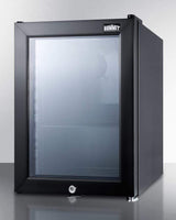 Summit Commercial Compact Display Beverage Fridge - Black SCR114L Beverage Centers SCR114L Wine Coolers Empire