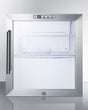 Summit Commercial Compact Display Fridge With Security Lock SCR215L Beverage Centers SCR215L Wine Coolers Empire