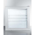 Summit Commercial Display Compact Beer Freezer - White SCFU386FROST Beverage Centers SCFU386FROST Wine Coolers Empire