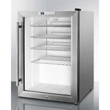 Summit Compact Built-In Beverage Fridge SCR312LBICSS Beverage Centers SCR312LBICSS Wine Coolers Empire