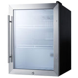 Summit Compact Commercial with Lock - Stainless Steel Door All Fridge SCR314L Beverage Centers SCR314L Wine Coolers Empire