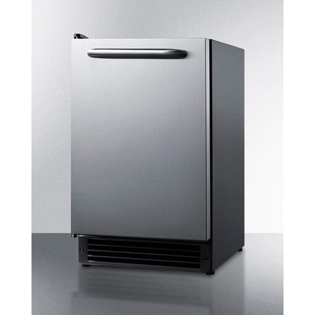 Summit Left Hinge Stainless Steel Ice Maker BIM26LHD Ice Makers BIM26LHD Wine Coolers Empire