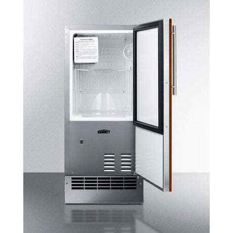 Summit Panel Ready Drain Free Icemaker BIM26H34IF Ice Makers BIM26H34IF Wine Coolers Empire