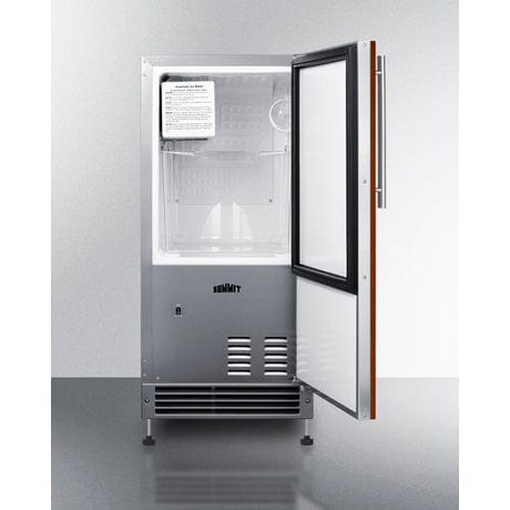 Summit Panel Ready Drain Free Icemaker BIM26H34IF Ice Makers BIM26H34IF Wine Coolers Empire