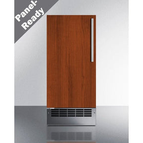 Summit Panel Ready Left Hinge Icemaker BIM26H34IFLHD Ice Makers BIM26H34IFLHD Wine Coolers Empire