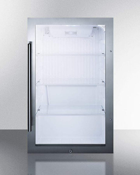 Summit Shallow Indoor/Outdoor Beverage Center SPR489OS Beverage Centers SPR489OS Wine Coolers Empire