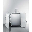 Summit Stainless Steel Outdoor Cart with Beer Dispenser CartOSBC Outdoor Carts CartOSBC Wine Coolers Empire