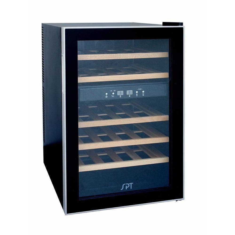 Sunpentown 24-bottle Dual-Zone Thermo-Electric Wine Fridge w/Wooden Shelves WC-2463W Wine Coolers WC-2463W Wine Coolers Empire