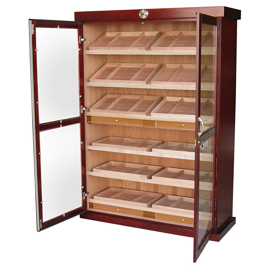 The Bermuda Large Commercial Display Cigar Cabinet Humidor Humidor BRMDA-2 Wine Coolers Empire