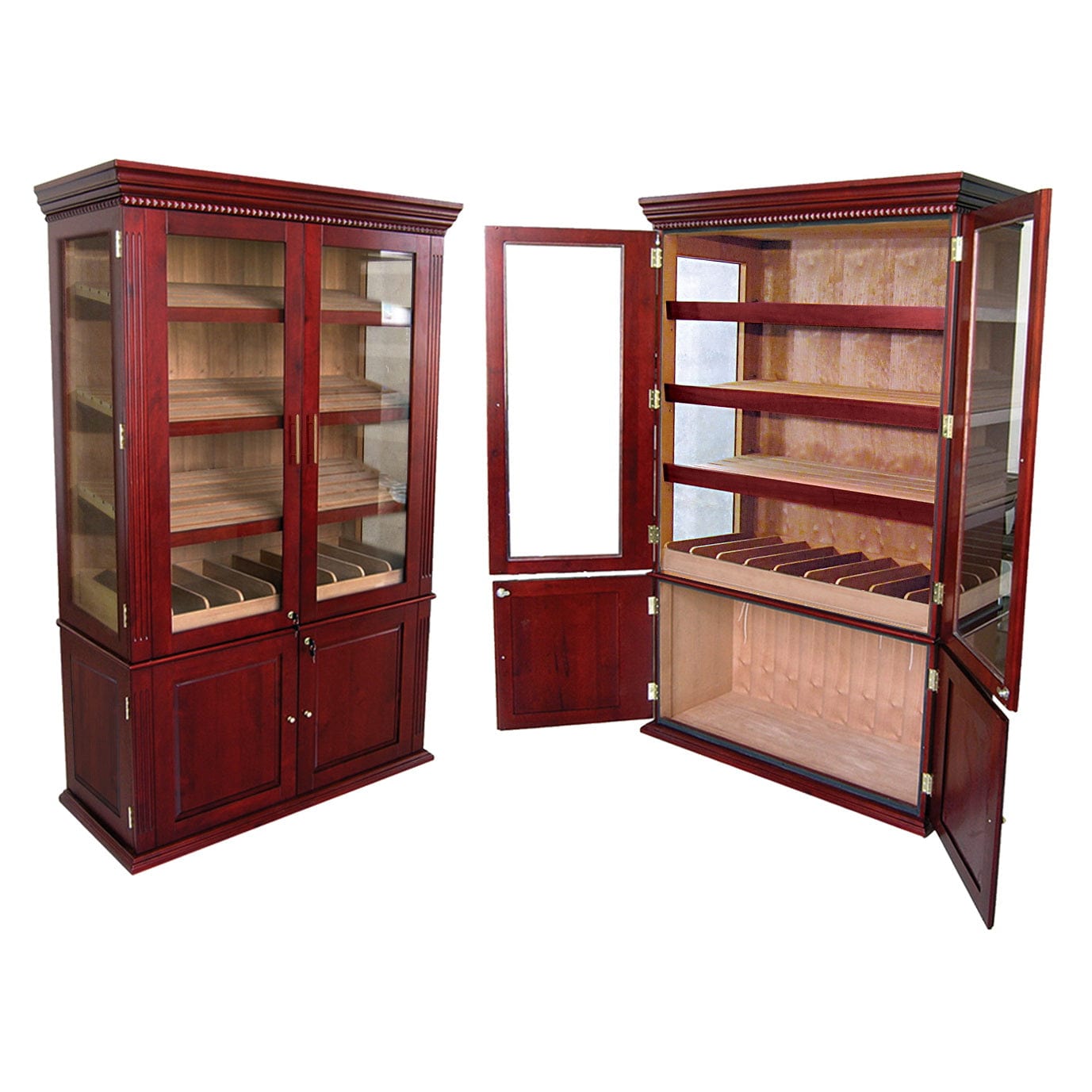 The Saint Regis 4,000 Cabinet Cigar Humidor Wine Coolers Empire