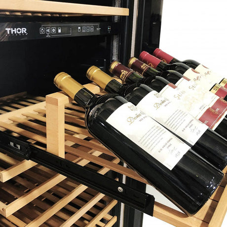 Thor Kitchen 24” Dual Zone Freestanding Wine Cooler TWC2403DI Wine Coolers TWC2403DI Wine Coolers Empire