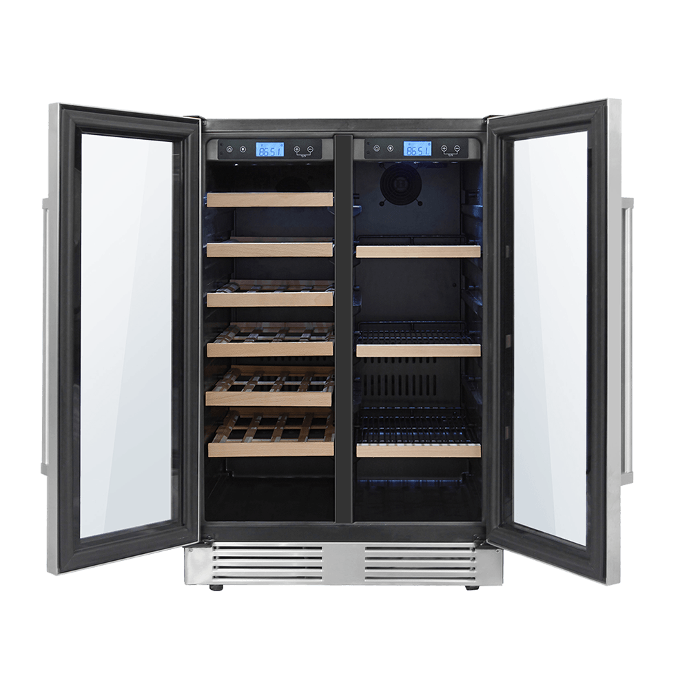 Thor Kitchen 24-Inch Independent Dual Zone Wine and Beverage Center TBC2401DI Wine/Beverage Coolers Combo TBC2401DI Wine Coolers Empire