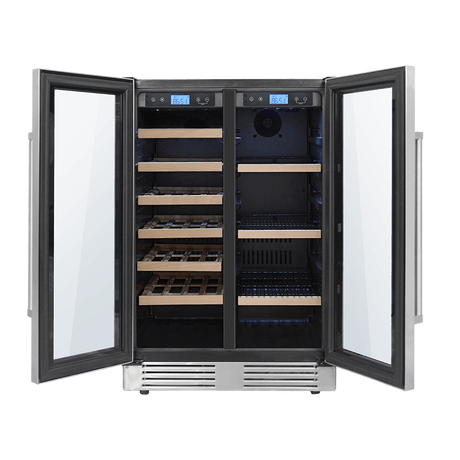 Thor Kitchen 24-Inch Independent Dual Zone Wine and Beverage Center TBC2401DI Wine/Beverage Coolers Combo TBC2401DI Wine Coolers Empire