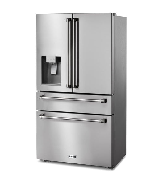 Thor Kitchen 36-Inch French Door with Ice And Water Dispenser Refrigerator TRF3601FD Refrigerators TRF3601FD Wine Coolers Empire