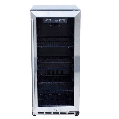 True Flame 15" Outdoor Rated Fridge TF-RFR-15 Refrigerators TF-RFR-15G Wine Coolers Empire