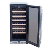 True Flame 15" Outdoor Rated Single Zone Wine Cooler TF-RFR-15W Wine Coolers TF-RFR-15W Wine Coolers Empire