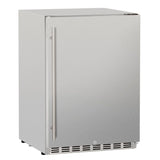 True Flame 24" 5.3C Deluxe Outdoor Rated Fridge TF-RFR-24D Refrigerators Wine Coolers Empire