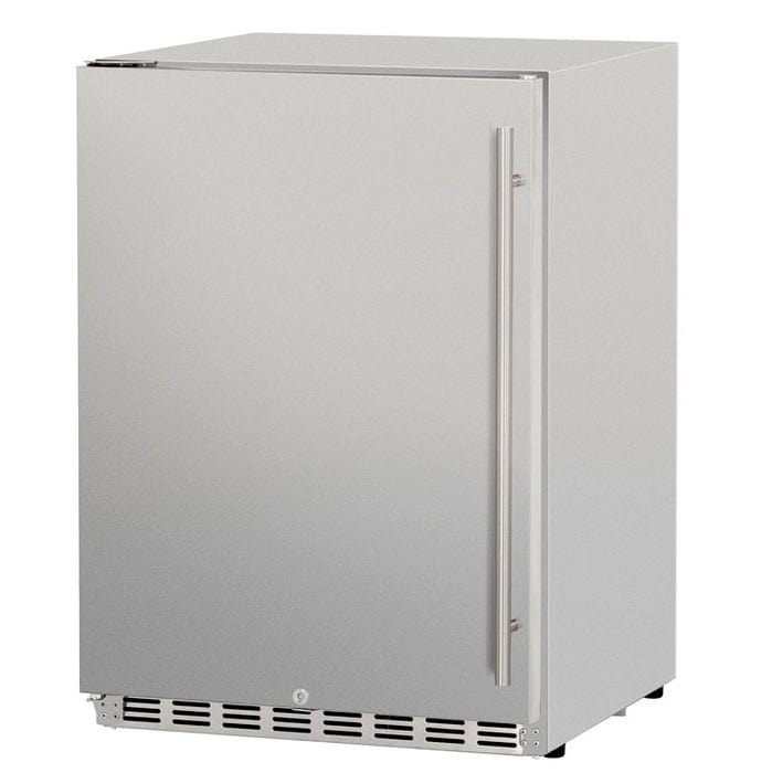 True Flame 24" 5.3C Deluxe Outdoor Rated Fridge TF-RFR-24D Refrigerators Wine Coolers Empire