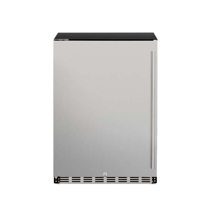 True Flame 24" 5.3C Outdoor Rated Fridge TF-RFR-24S Refrigerators TF-RFR-24S Wine Coolers Empire