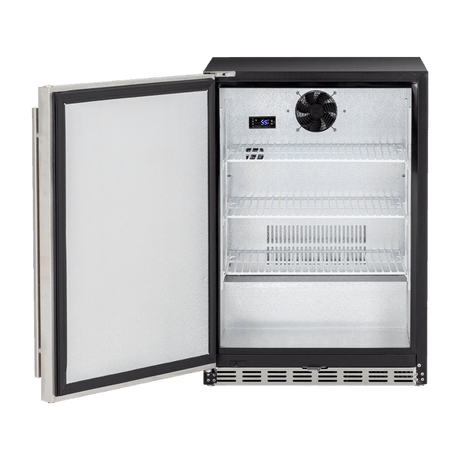 True Flame 24" 5.3C Outdoor Rated Fridge TF-RFR-24S Refrigerators Wine Coolers Empire
