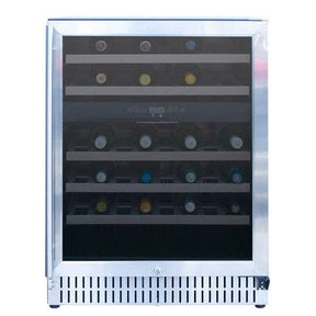 True Flame 24" Outdoor Rated Dual Zone Wine Cooler TF-RFR-24WD Wine Coolers TF-RFR-24WD Wine Coolers Empire