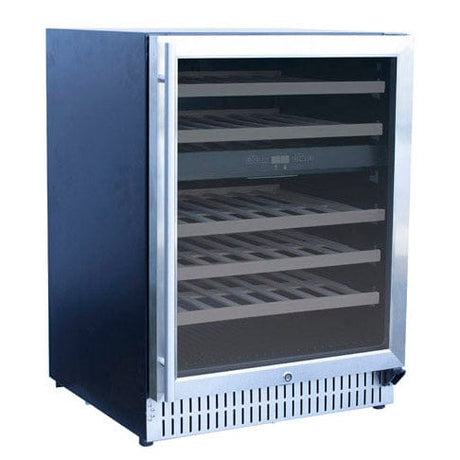 True Flame 24" Outdoor Rated Dual Zone Wine Cooler TF-RFR-24WD Wine Coolers TF-RFR-24WD Wine Coolers Empire