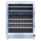 True Flame 24" Outdoor Rated Dual Zone Wine Cooler TF-RFR-24WD Wine Coolers TF-RFR-24WD Wine Coolers Empire