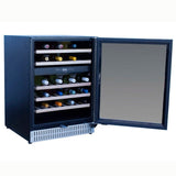 True Flame 24" Outdoor Rated Dual Zone Wine Cooler TF-RFR-24WD Wine Coolers TF-RFR-24WD Wine Coolers Empire