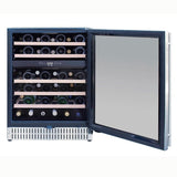 True Flame 24" Outdoor Rated Dual Zone Wine Cooler TF-RFR-24WD Wine Coolers TF-RFR-24WD Wine Coolers Empire