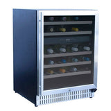 True Flame 24" Outdoor Rated Dual Zone Wine Cooler TF-RFR-24WD Wine Coolers TF-RFR-24WD Wine Coolers Empire