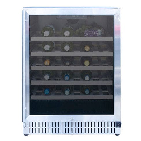 True Flame 24" Outdoor Rated Single Zone Wine Cooler TF-RFR-24W Wine Coolers TF-RFR-24W Wine Coolers Empire