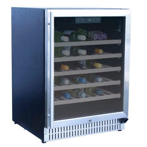 True Flame 24" Outdoor Rated Single Zone Wine Cooler TF-RFR-24W Wine Coolers TF-RFR-24W Wine Coolers Empire