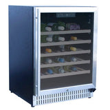 True Flame 24" Outdoor Rated Single Zone Wine Cooler TF-RFR-24W Wine Coolers TF-RFR-24W Wine Coolers Empire