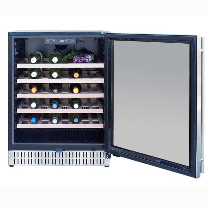 True Flame 24" Outdoor Rated Single Zone Wine Cooler TF-RFR-24W Wine Coolers TF-RFR-24W Wine Coolers Empire