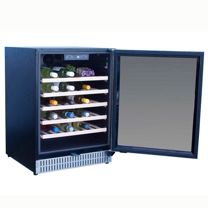 True Flame 24" Outdoor Rated Single Zone Wine Cooler TF-RFR-24W Wine Coolers TF-RFR-24W Wine Coolers Empire