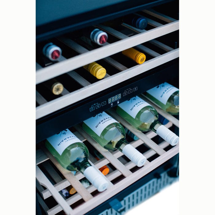 TrueFlame 24" Outdoor Rated Dual Zone Wine Cooler TF-RFR-24WD Wine Coolers Empire