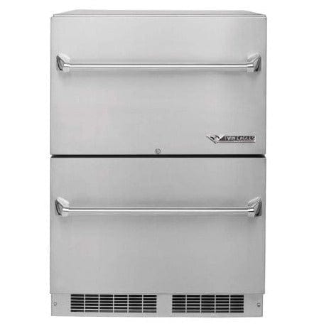 Twin Eagles 24-inch Outdoor Two Door Refrigerator TERD242-G Wine Coolers Empire