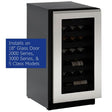 U-Line 18" Stainless Handless Panel Frame - ULASHP18FRAME Accessories ULASHP18FRAME Wine Coolers Empire