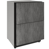 U-Line 2224DWR 24" Refrigerator Drawers Integrated/Stainless Solid 115v Refrigerators U-2224DWRINT-00A Wine Coolers Empire