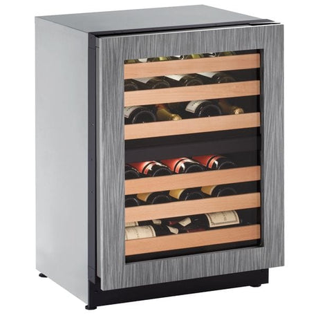 U-Line 2224ZWC 24" Dual-Zone Wine Refrigerator Reversible Hinge Wine Coolers U-2224ZWCINT-00B Wine Coolers Empire