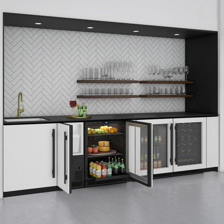 U-Line 24" Integrated Frame Beverage Center UHBV124-IG01A Beverage Centers UHBV124-IG01A Wine Coolers Empire