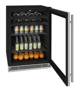 U-Line 24" Stainless Frame Beverage Center UHBV124-SG01A Beverage Centers UHBV124-SG01A Wine Coolers Empire