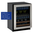 U-Line 24" Stainless Handless Panel Frame - ULASHP24FRAME Accessories ULASHP24FRAME Wine Coolers Empire