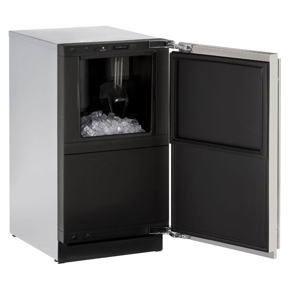 U-Line 3018CLR 18" Clear Ice Machine Reversible Hinge 115v Ice Makers Wine Coolers Empire