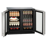 U-Line 3036RRGL 36" Refrigerator Dual Zone Integrated/Stainless Frame Refrigerators Wine Coolers Empire