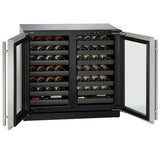 U-Line 3036WCWC 36" Dual-Zone Wine Refrigerator Center Hinge Wine Coolers Wine Coolers Empire